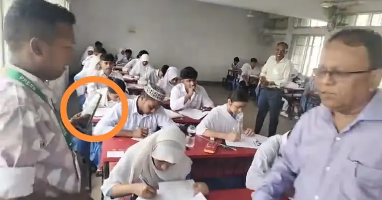 পরীক্ষা চলাকালে ফেসবুকে লাইভ